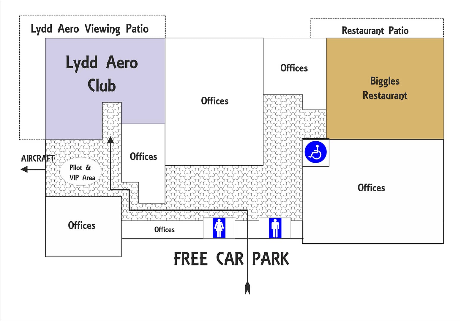 Lydd Airport - find the Club